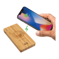 Threadfellows Accessories One Size / Wood Plank 5000 mAh Bamboo Wireless Power Bank