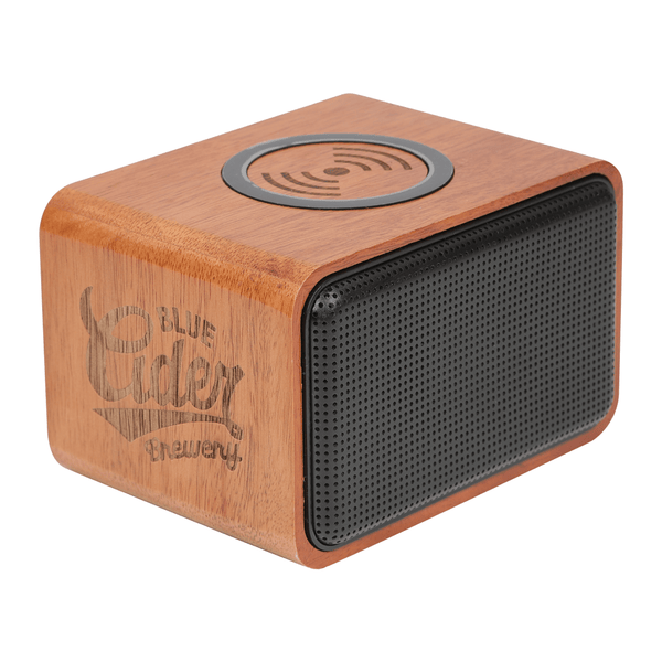 Threadfellows Accessories One Size / Wood Wood Bluetooth Speaker with Wireless Charging Pad