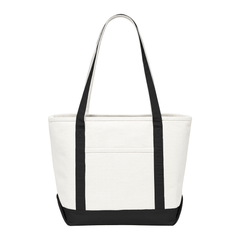 Threadfellows Bags One Size / Black Baltic 18 oz. Cotton Canvas Premium Boat Tote