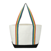 Threadfellows Bags One Size / Rainbow Baltic 18 oz. Cotton Canvas Premium Boat Tote