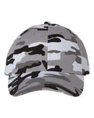 Threadfellows Headwear Adjustable / Grey Camo Bio-Washed Classic Dad's Cap Camo