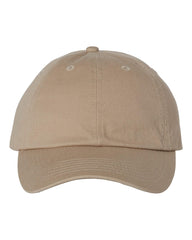 Threadfellows Headwear Adjustable / Khaki Bio-Washed Classic Dad's Cap