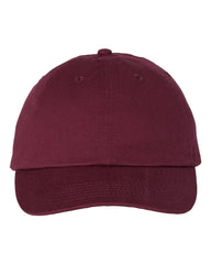 Threadfellows Headwear Adjustable / Maroon Bio-Washed Classic Dad's Cap