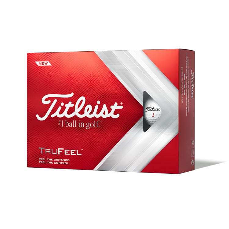 Titleist Accessories One Dozen / White Titleist - Custom TruFeel White Box Dozen