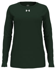 Under Armour T-shirts XS / Forest Green/White Under Armour - Women's Team Tech Long-Sleeve T-Shirt