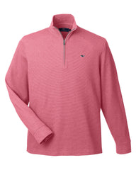 Vineyard Vines Layering S / Lobster Reef Vineyard Vines - Men's Saltwater Quarter-Zip Pullover