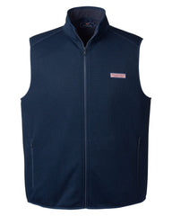 Vineyard Vines Outerwear S / Vineyard Navy Vineyard Vines - Men's Mountain Sweater Fleece Vest