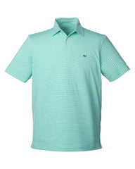 Vineyard Vines Polos S / Antigua Green Vineyard Vines - Men's Heathered Winstead Sankaty Polo