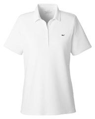 Vineyard Vines Polos XS / White Cap Vineyard Vines - Women's Edgartown Pique Polo