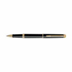 Waterman Accessories One Size / Black/Gold Trim Waterman - Hemisphere Rollerball Pen (Black Ink)