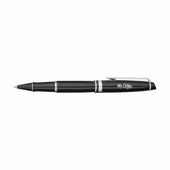 Waterman Accessories One Size / Black/Silver Trim Waterman - Expert Rollerball Pen (Black Ink)