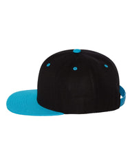 Yupoong Headwear Adjustable / Black/Teal Yupoong - Wool Blend Snapback