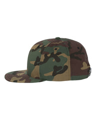 Yupoong Headwear Adjustable / Green Camo Yupoong - Wool Blend Snapback