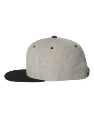 Yupoong Headwear Adjustable / Heather/Black Yupoong - Wool Blend Snapback