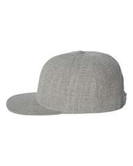 Yupoong Headwear Adjustable / Heather Grey Yupoong - Wool Blend Snapback