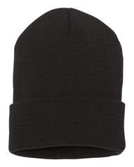 Yupoong Headwear One Size / Black Yupoong - Cuffed Beanie