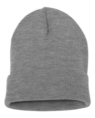 Yupoong Headwear One Size / Heather Grey Yupoong - Cuffed Beanie